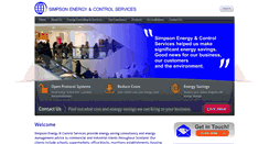 Desktop Screenshot of energycontrolservices.co.uk