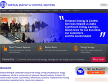 Tablet Screenshot of energycontrolservices.co.uk